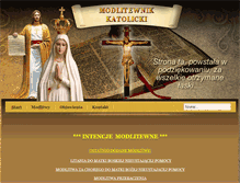 Tablet Screenshot of modlitewnik.com.pl